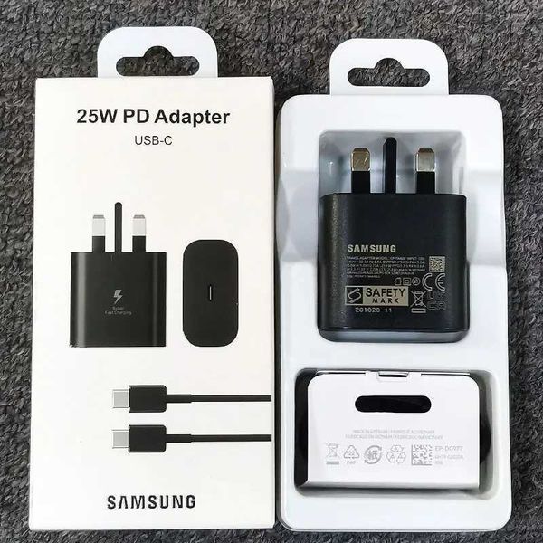25W fast charging UK plug PD fast charging adapter suitable for Galaxy A55 A35 A25 A15 A54 A73 A53 S20 S21 S22 S23 S24 Y241119