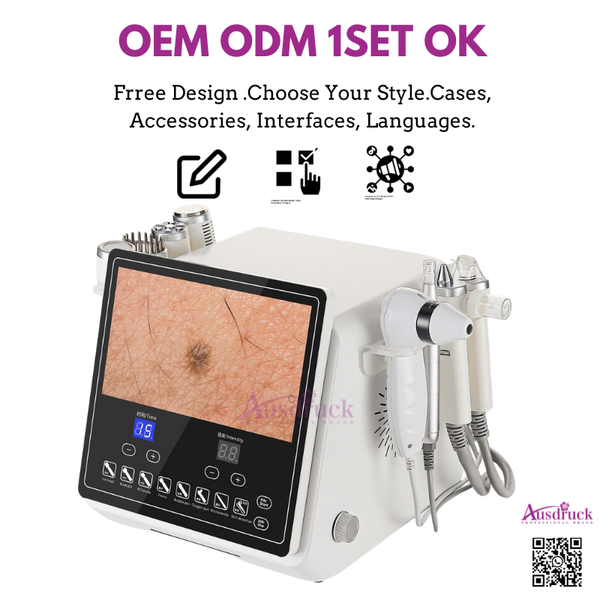 Transform Your Beauty Routine with 8-in-1 Skin Management Instrument: Large Bubble Tech, RF Cleaner, Scalp Pore Detection. Elevate Your Glow