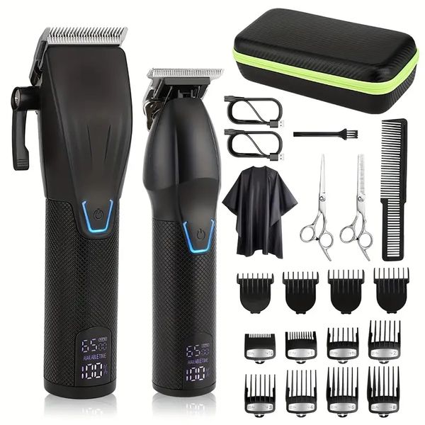 Father's Day Gift Idea: Professional Hair Clippers & Trimmer Kit - Perfect for Men's Grooming & Haircutting!