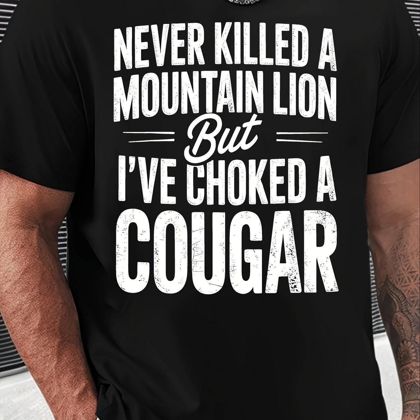 TEMU Never A But Choked A T-shirt, 's Tee Ultra Soft Breathable Casual Summer Tee, Must-have Fashionable Tee Gift