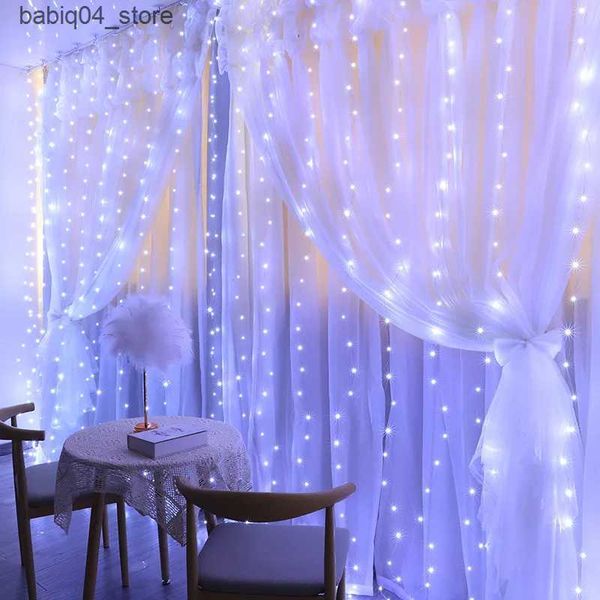 Decorations Curtain Garland Festoon Home Decor Celebration Christmas 2022 New Year 2023 L240910
