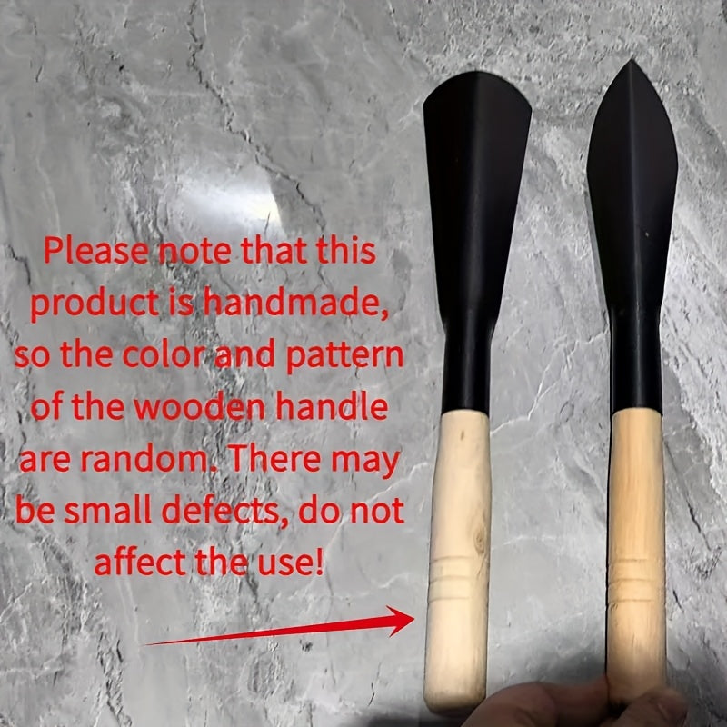 TEMU 2 Metal Garden Shovels - Hand Tools For Digging, Transplanting, Planting And Weeding