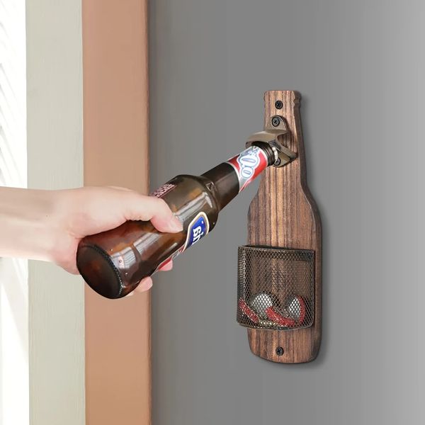 1.pcs Suspended Beer Bottle Opener - Decorative Wall Used for Dining Bars and Home Use with A Multifunctional Industrial Style 250113