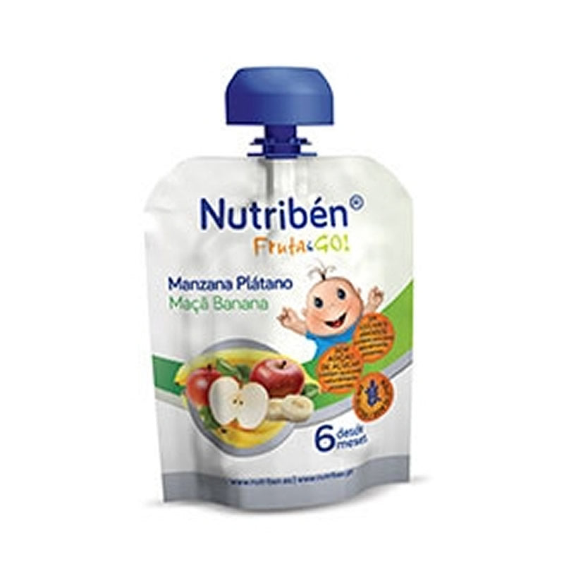 Nutriben Fruit & Go mere și banane 90 g