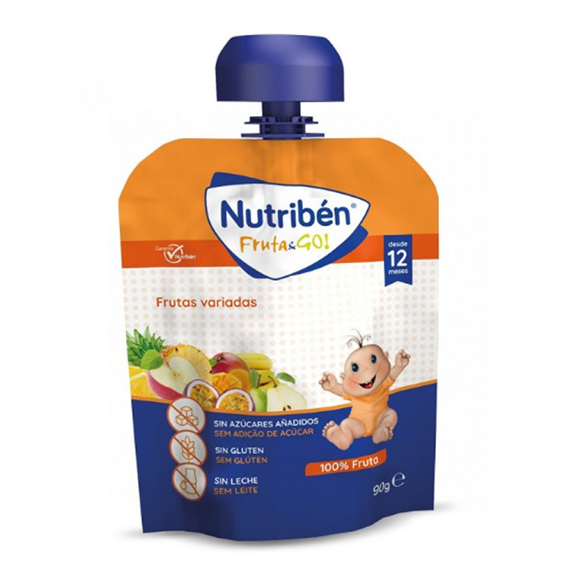 Nutribén Fruit & Go Blandad Frukt 90 g