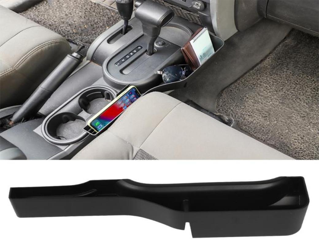 Gear Shift Side Console Storage Box Organizer Tray For Jeep Wrangler JK 20072010 Car Interior Accessories6652627