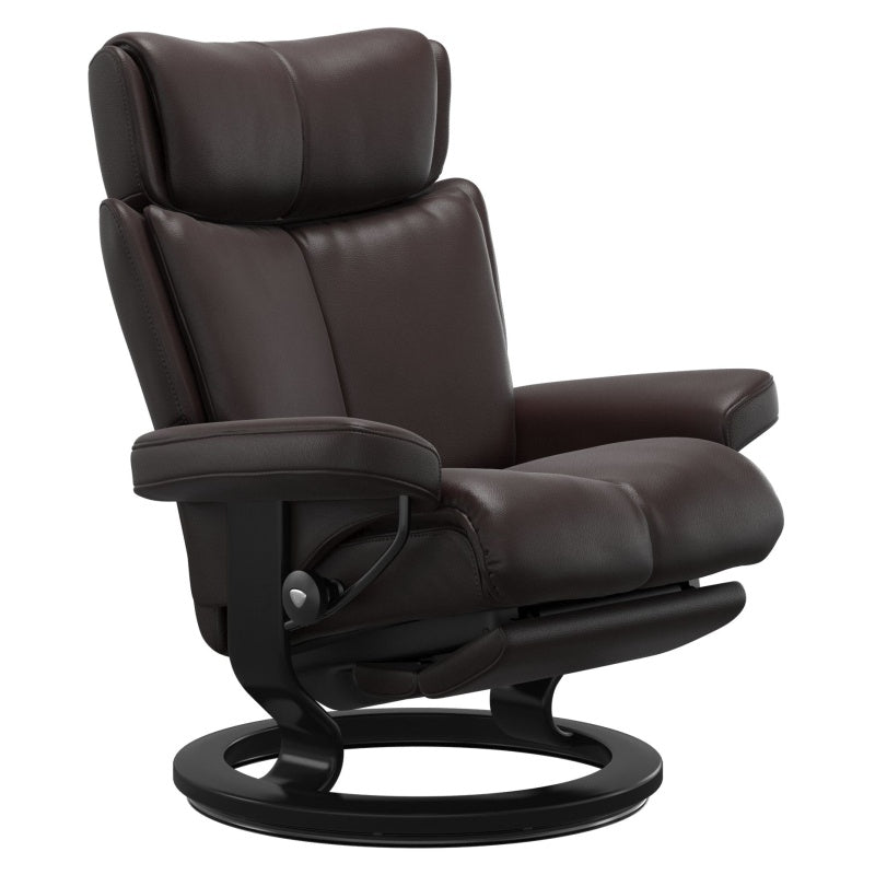 Stressless Magic Power Dual Motor Recliner Chair - Large - Fabric