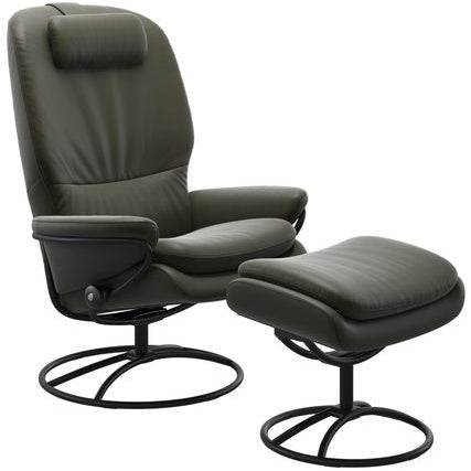 Stressless Rome High Back Chair Original Base - Standard Base - Paloma Leather