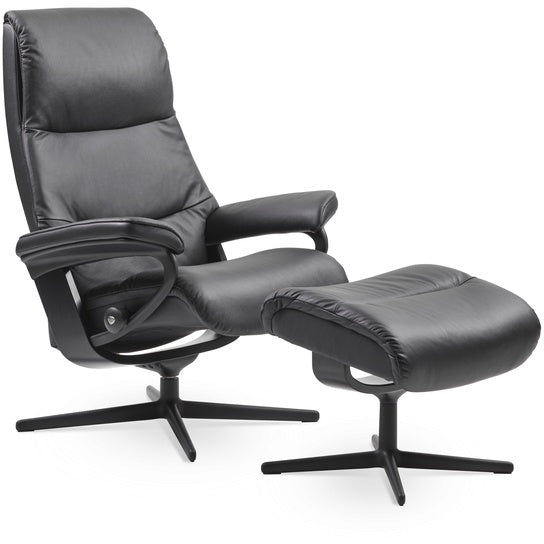 Stressless View Cross Chair - Large - Cori Leather