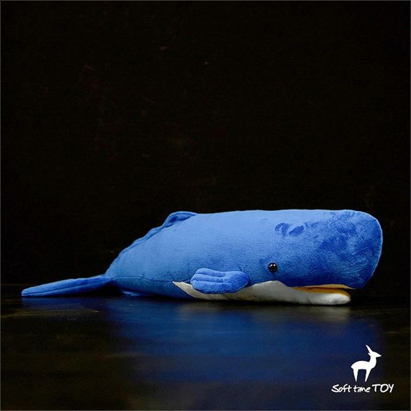 Sperm Whale Anime Cute Cachalot Plushie Pottwal Plush Toys Lifelike Animals Simulation Stuffed Doll Kawai Toy 240325