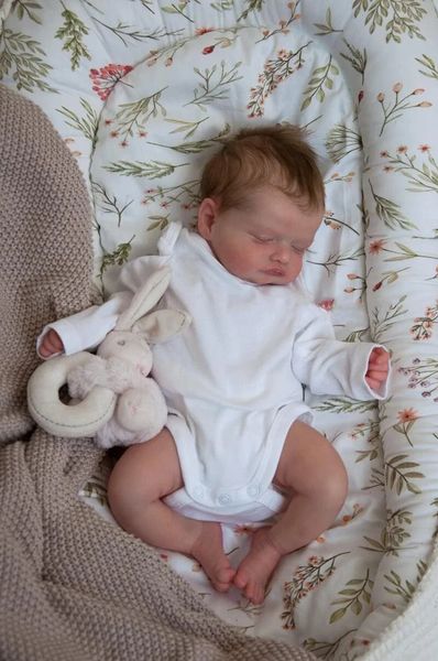 NPK 18inch born Baby Size Rosalie Reborn Doll premium Make-up Handmade 3D Skin Top Quality Collectible Art Doll 250114