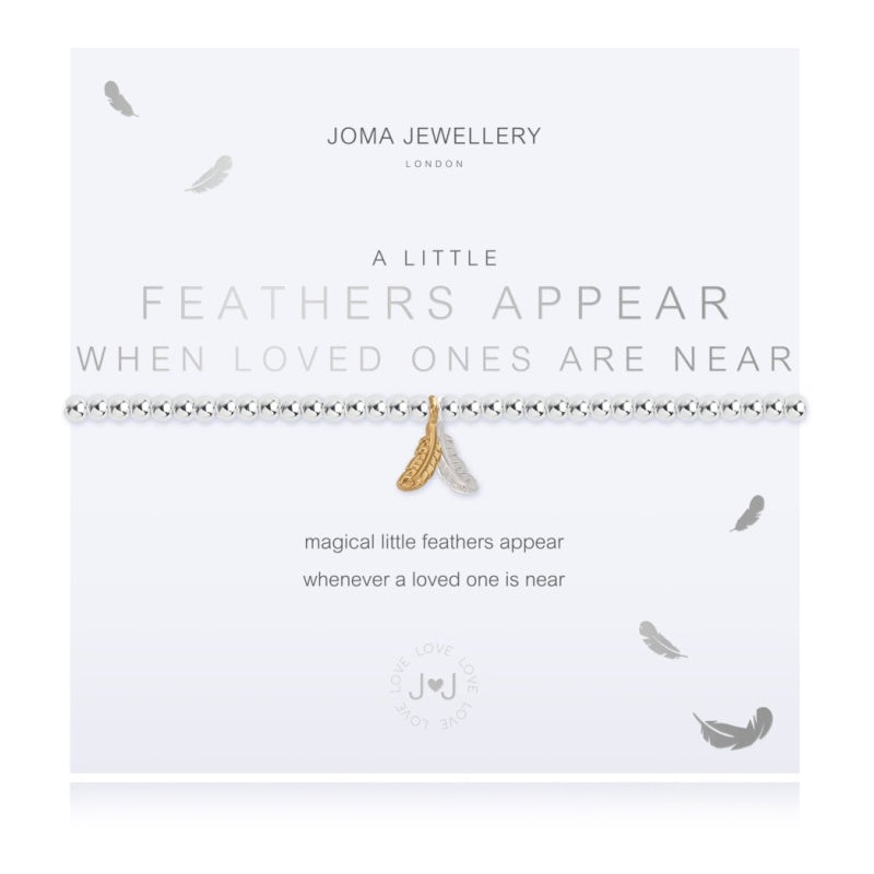 Joma Jewellery A Little Feathers Appear When Loved Ones Are Near Bracelet