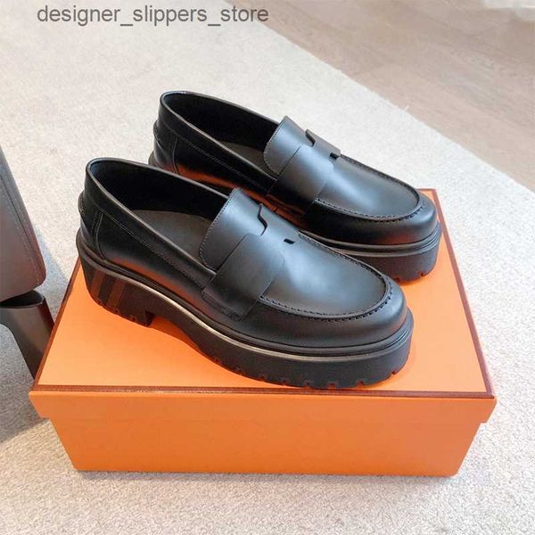 Dress Shoes Black Luxury Platform Shoes - Designer Footwear for Elegant Style Q240525