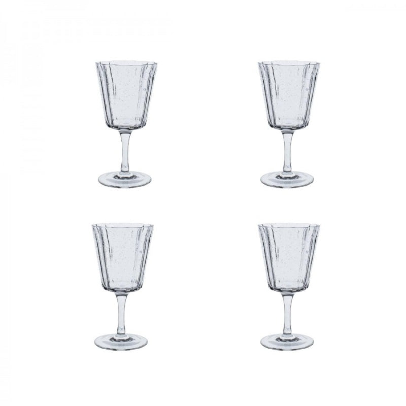 Laura Ashley Set of 4 Wine Glasses