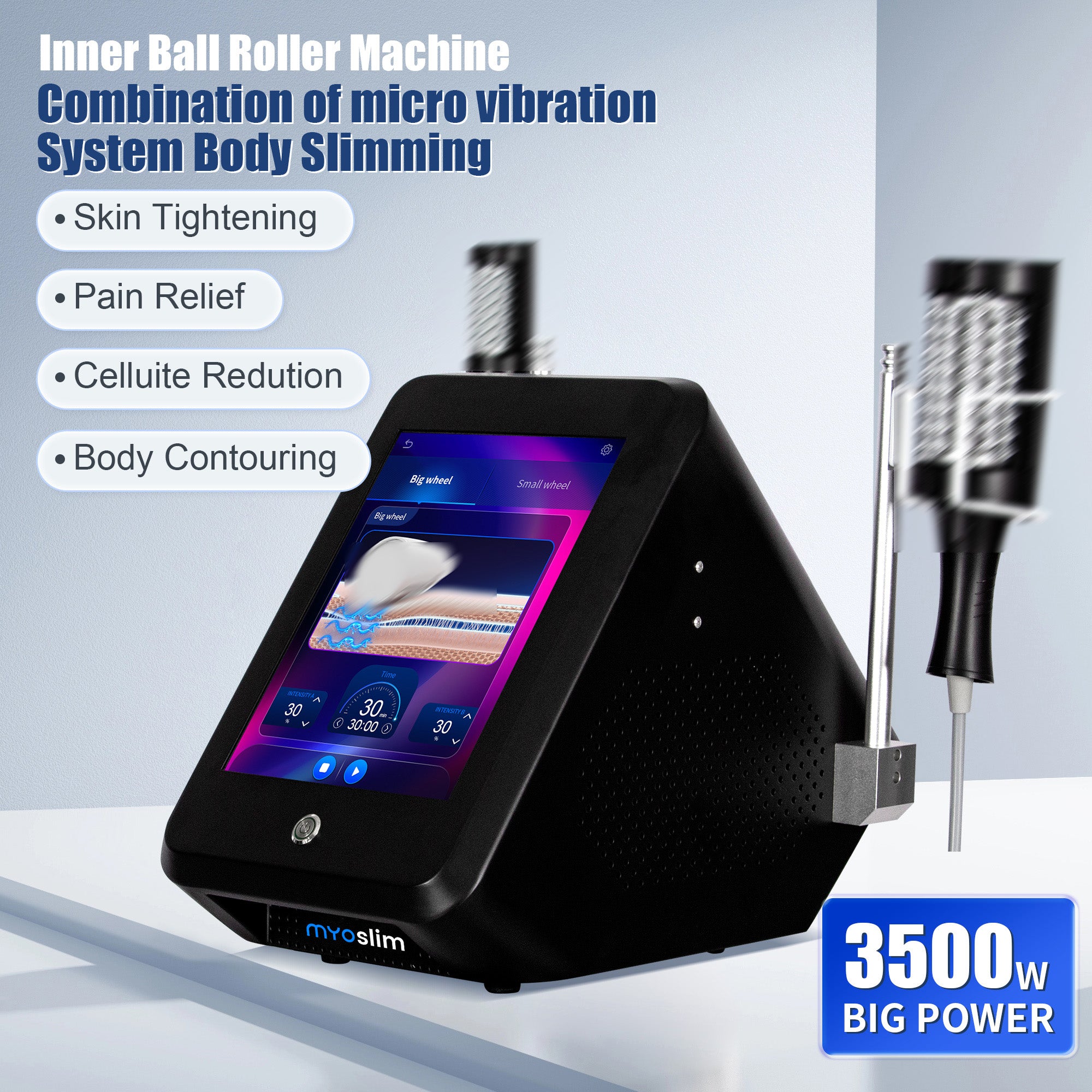 MYOSlim EMS Body Sculpt Machine Roller Massage Fat Burner Body Care Massage Devices Muscle Stimulation Electromagnetic Device SPA