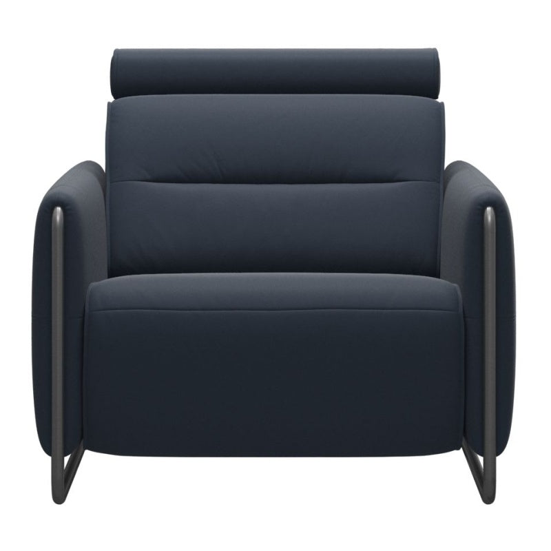 Stressless Emily Chair With Steel Arm - Noblesse Leather