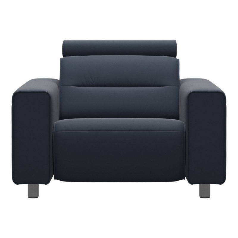 Stressless Emily Power Recliner Chair With Wide Arms - Cori Leather