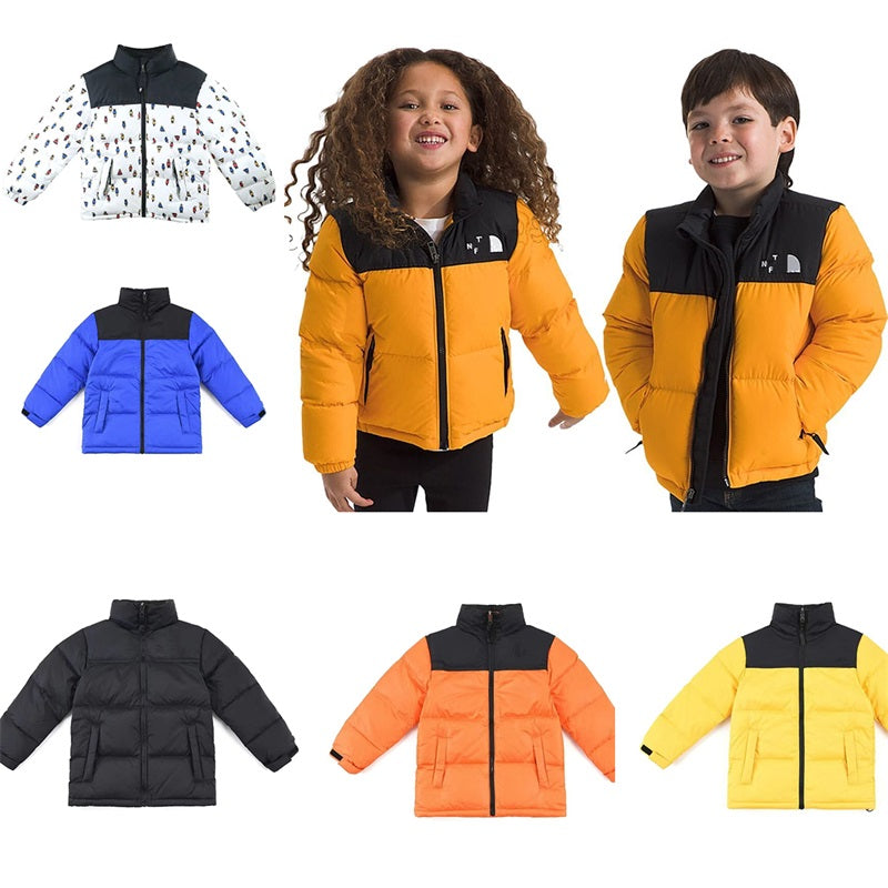 Northly Facely Puffer Designer Shirts Norths Puffer Jacket Tracksuit Men Graphic Tee Cotton Kids Jacket Style Thickened Supremely Hoodie Warm Puffer