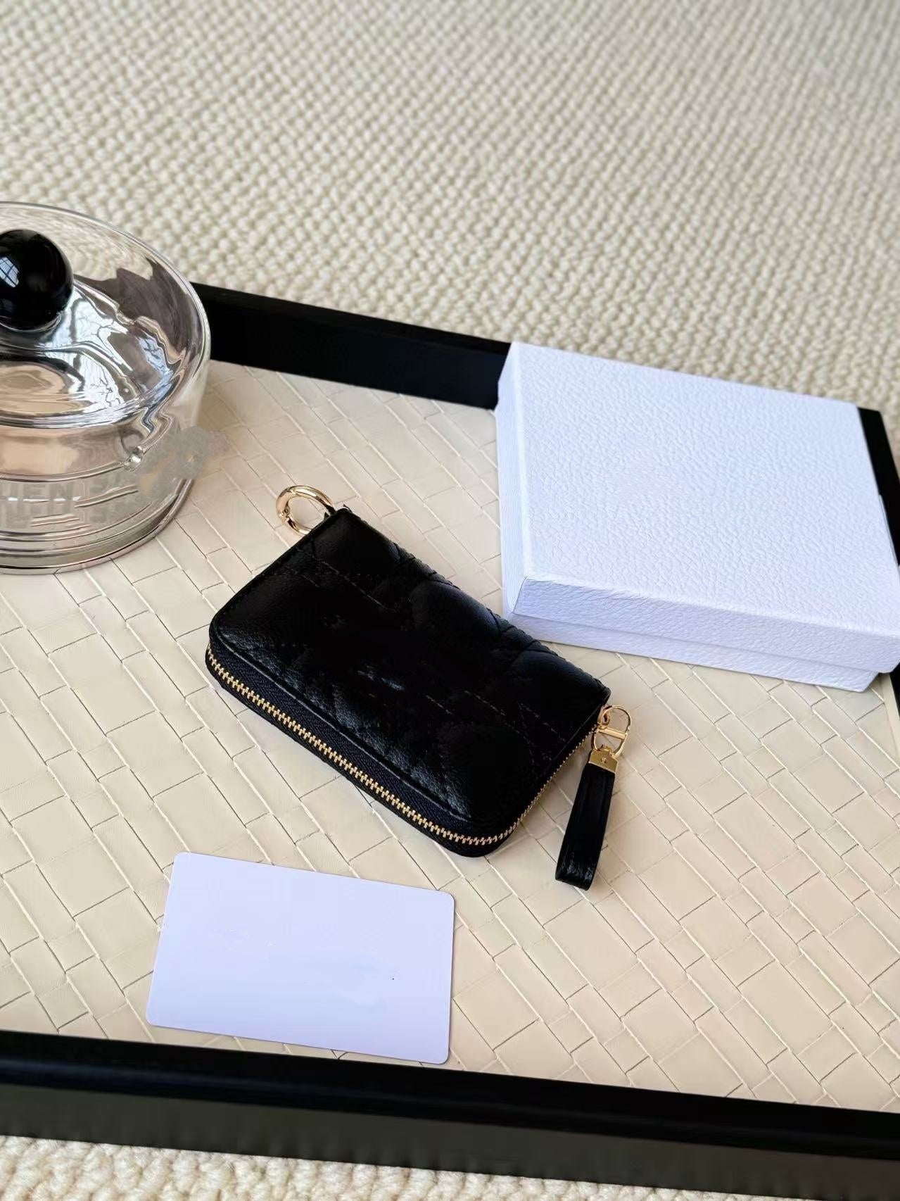 307 card holder exquisite small advanced coin purse women zipper large capacity card slot