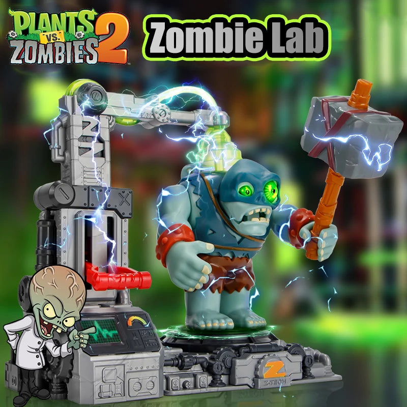 Plants vs Zombies Giant Zombie Assembly Toy Blind Box Arena Battle Experimental Bench Christmas Giant Zombie Kid Educational Toy