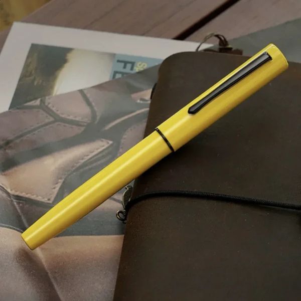 wholesale Hongdian C1 Classical Fountain Pen Metal Explorer Retro EF-F Hooded Nibs Writing Business School Office Supplies Gift Pens 240717