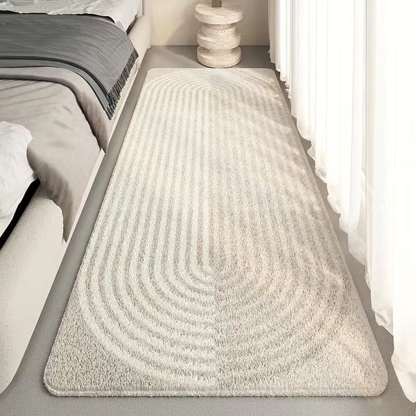 Imitation Cashmere Carpet Household Long Bedroom Bedside Blanket Cool Bay Window Pad Plush Full Floor Mat