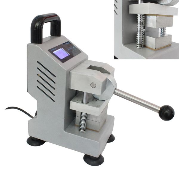 Manual Press Machines Dual Heating Plates 6*6CM Heat Press Plate LCD Digital Display Control Panel Household Appliances Portable 110V 220V M