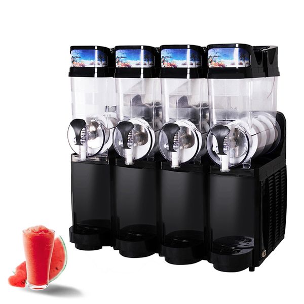 Commercial Slush Machine Frozen Drink Dispenser Ice-Cool Juice Making For Cafe Snack Bar Home Snow Melting Machine