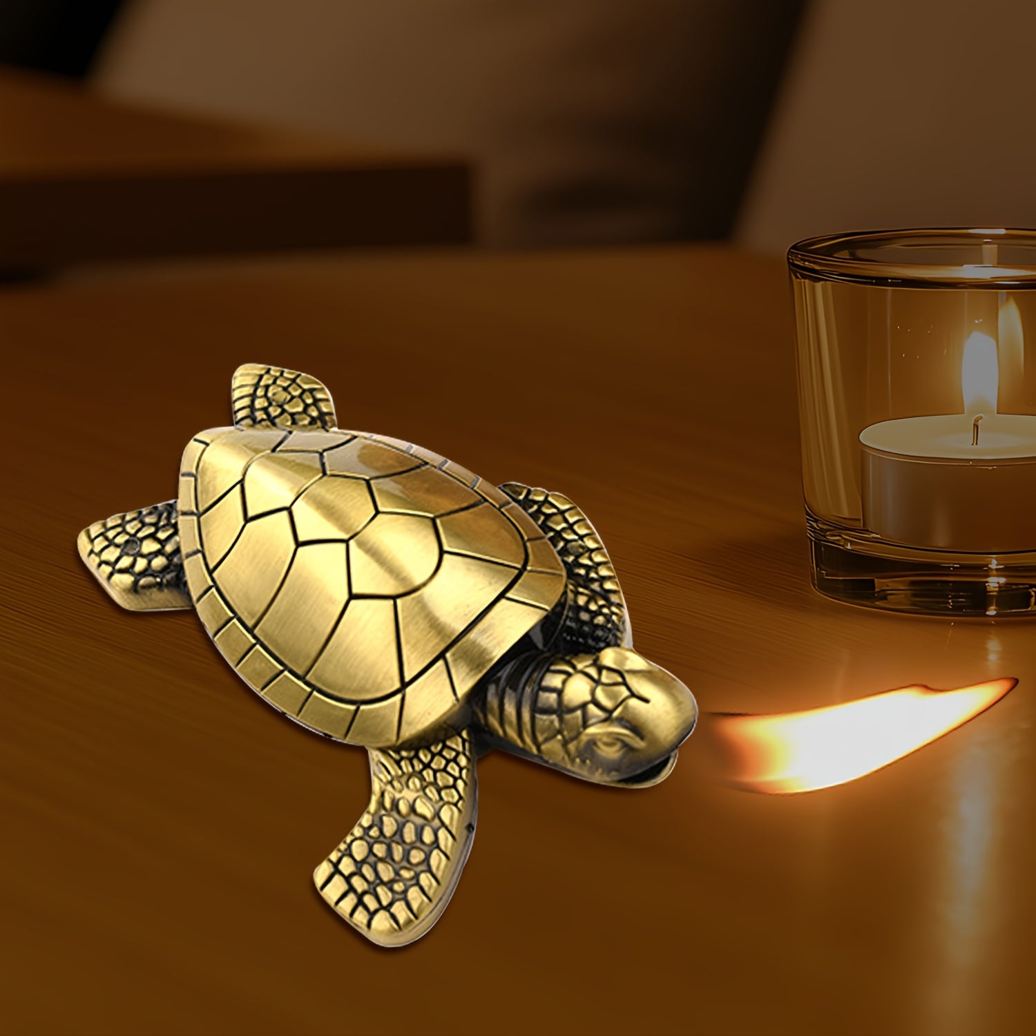 TEMU (no Butane), Creative Desktop Butane Lighter, Portable Gas Lighter, Adjustable Soft Flame Lighter, Lighter, Gifts For Men Women , Holiday Gifts,