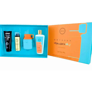 Odyssey Mandarin Sky set regalo EDP 100 ml, spray corpo 50 ml, gel doccia 100 ml e shampoo uomo 250 ml - 100 ml