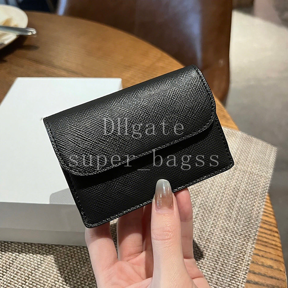 Mirror quality wallet Luxury designer bag Mini coin purse 10.5CM handbag genuine leather card holder with box 25C101582A