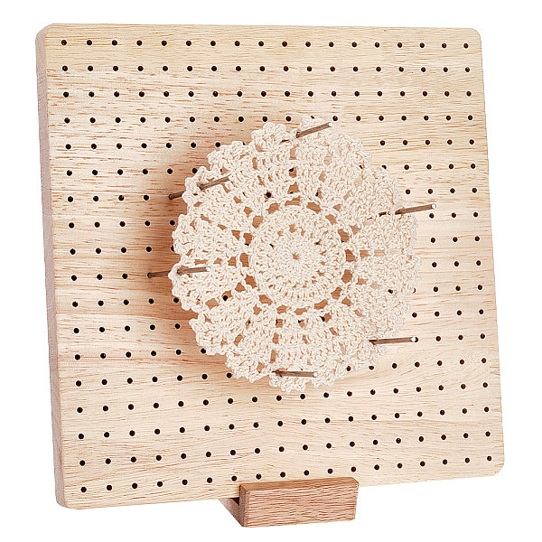 Planche de blocage au crochet en bois