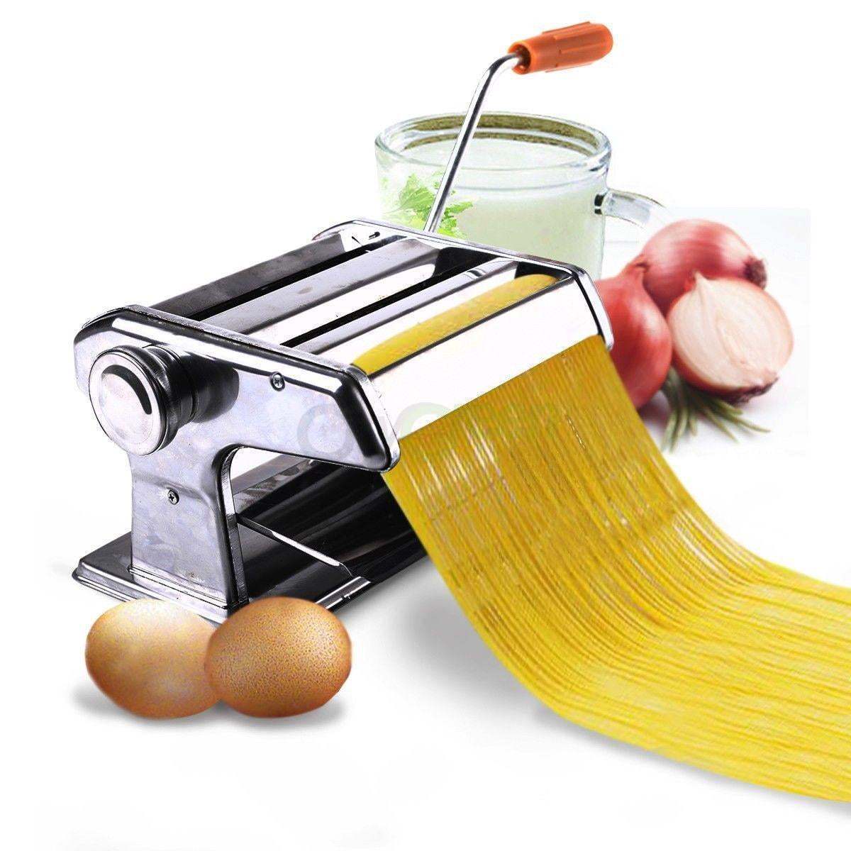 TEMU Outopee Pasta Machine, Pasta Maker, Adjustable Thickness Settings, With Washable Rollers And Cutter, For Spaghetti, , Dumpling Skins