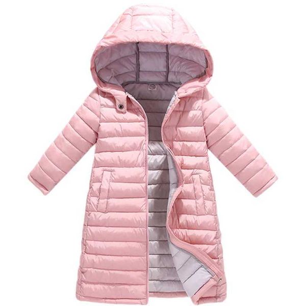 Down Coat Autumn and winter mens jackets girls clothing cotton padded hooded jackets outerwear childrens clothing Parkas soft and thin H2410