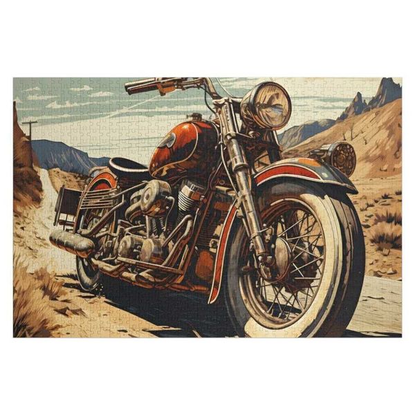 Classic bike Jigsaw Puzzle Personalized Gifts Personalised Name Customizable Gift PuzzleM240817