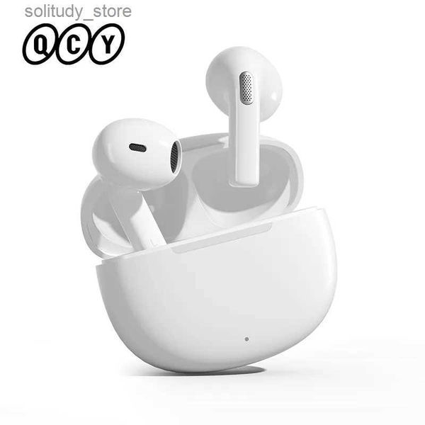 Cell Phone Earphones QCY T20 wireless earphones Bluetooth 5.3 68ms low latency 13mm driver HIFI 4 microphones+ENC high-definition call Q2404