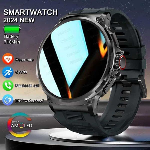 High Quality KAVSUMI 1.85-inch high-definition BT call smartwatch mens sports fitness tracker watch heart monitor 710mAh Android iOS smartwa