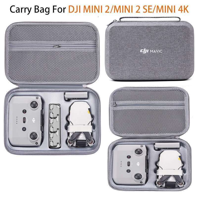 Storage Carry Bag for DJI Mini 2-Mini 2 SE-MINI 4K Drone Battery Remote Control Box Protective Portable Handbag Accessories