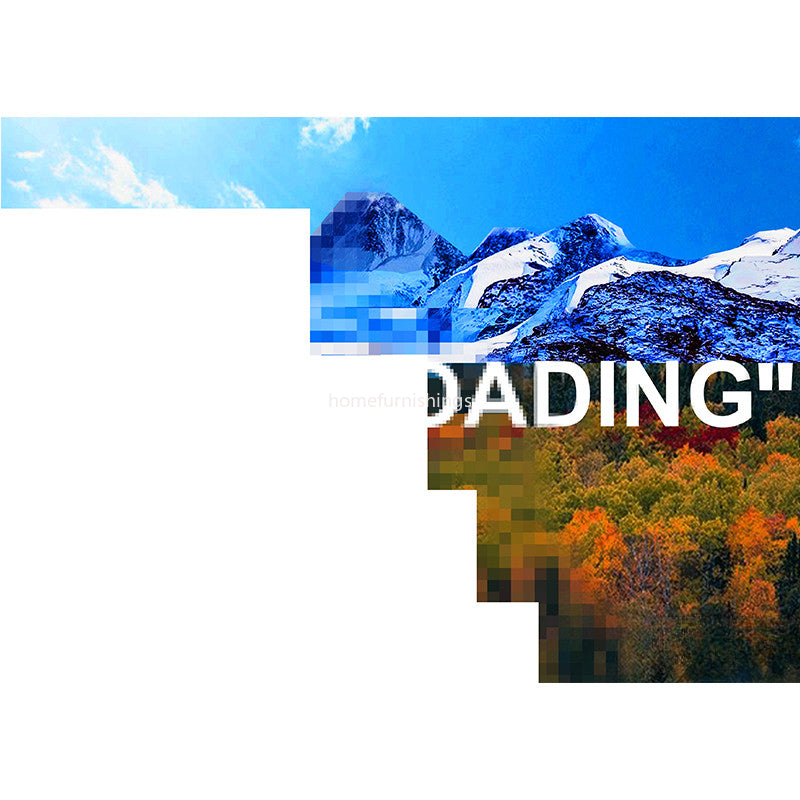 Home Furnishings Artistic Carpet STILL LOADING Snow Mountain Markerad Classic Cashmere Large Rug Parlor Bedroom Playroom Hypebeast Trending Floor Ma