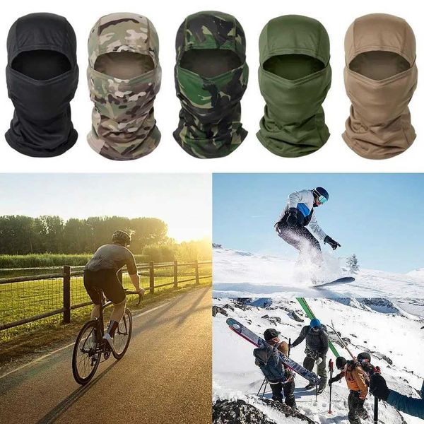 Mens Tactical clava Full Face Mask Cover Cycling Airsoft Hunting Hat Camouflage clava ScarfXJ241231