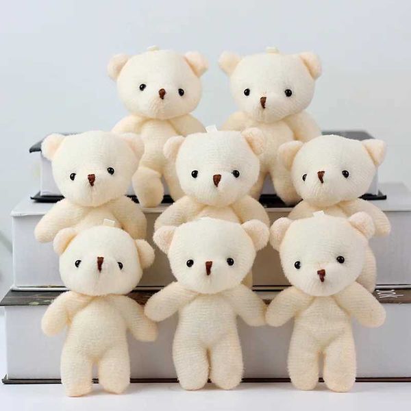 Plush Dolls 5 Pcs Mini Plush Bears Plush Teddy Bear Dolls Toys Tiny Soft Bear Doll Keychain Bag Hanging Pendant Children Birthday Gifts Q240