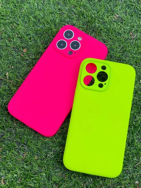 New Arrival Suitable for iPhone 15 Pro Max Case Neon Light Liquid Silicone 16 Pro Max 14 Pro Fluorescent Case Suitable for iPhone 11 12 13 1