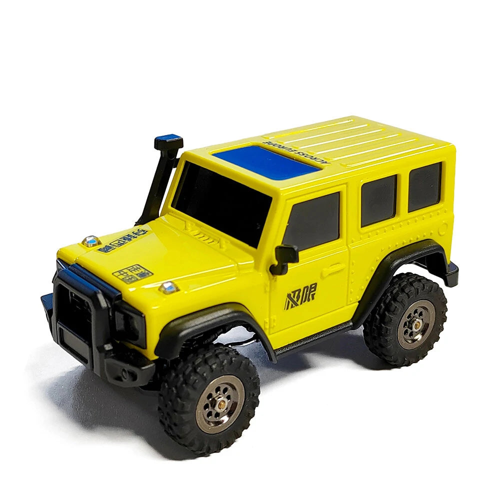 LDARC X43 1-43 2.4G 4WD RC Car Rock Crawler Mini Climbing LED Light Off-Road Vehicles Models Remote Control Racing Toys