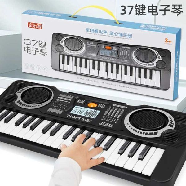 Childrens Keyboard Toys 37-key Music Electronic Piano Beginner Boys and Girls Educational Toys Gifts Party Toys Y240813