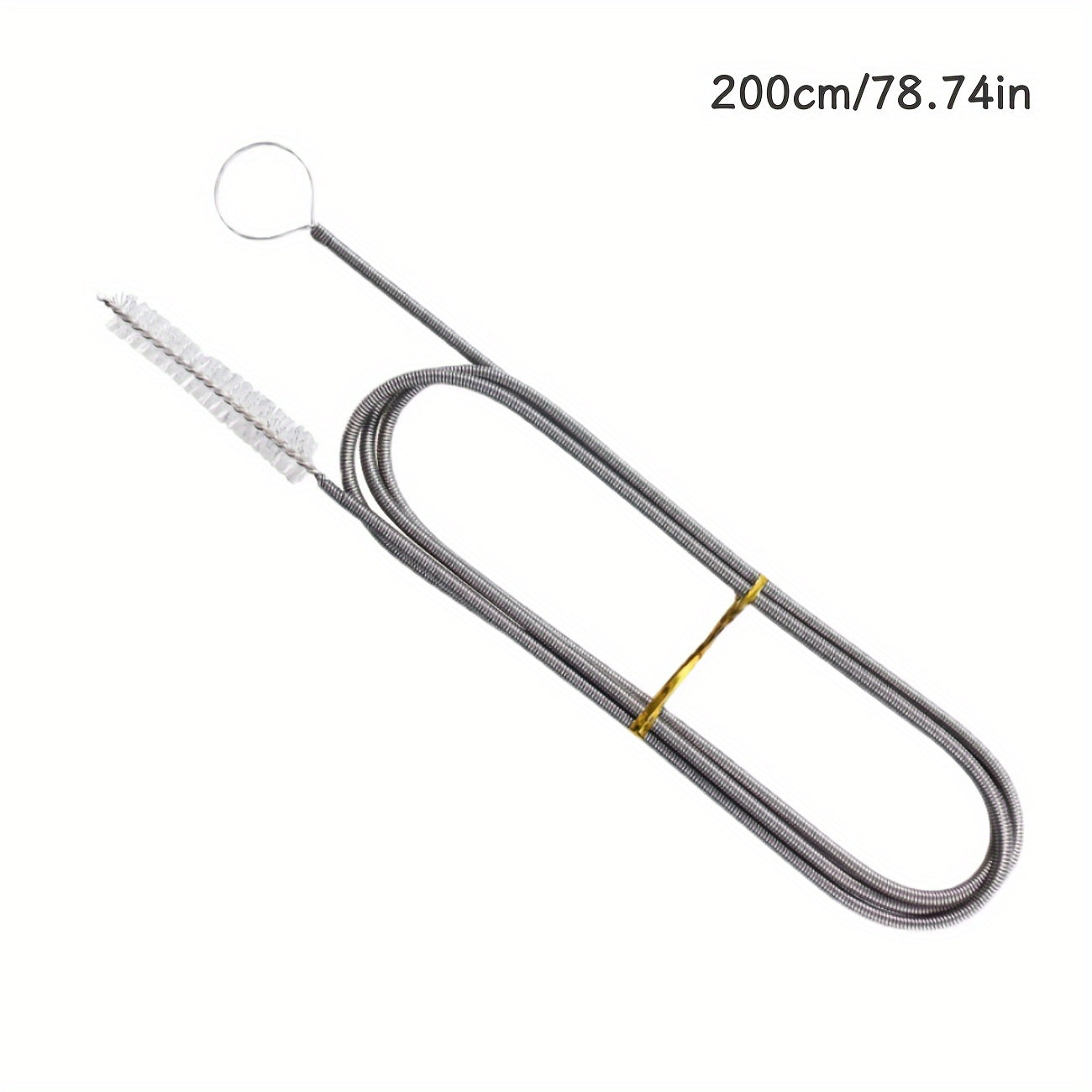 TEMU Stainless Sunroof Drain Clog Remover Tool - Flexible Wire Cleaner For Skylight & Air Conditioner Vents, Easy-to-use Maintenance Accessory For