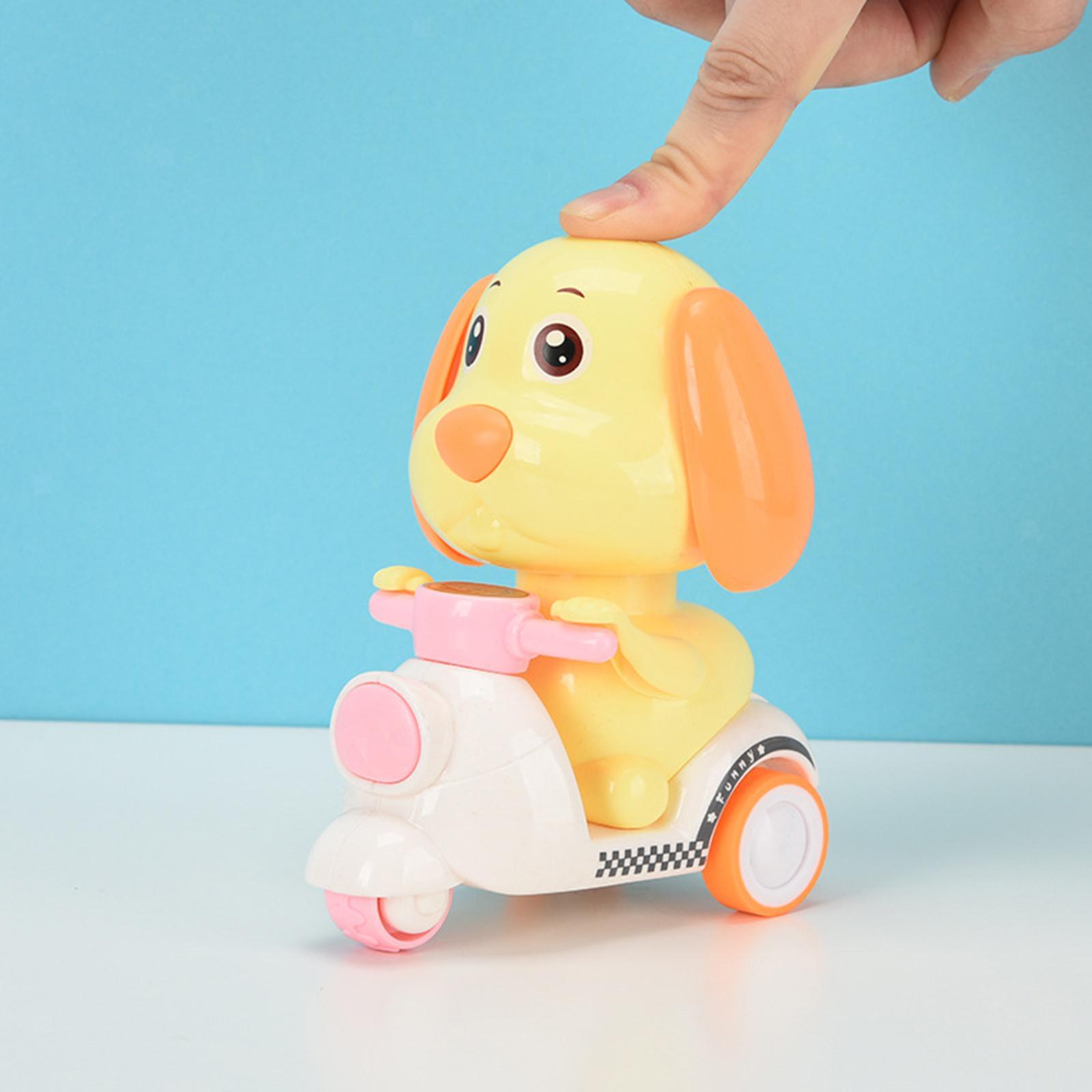 Children' Educational Toy Walking Jumping  Dog Pull Back Dog Toy for Children