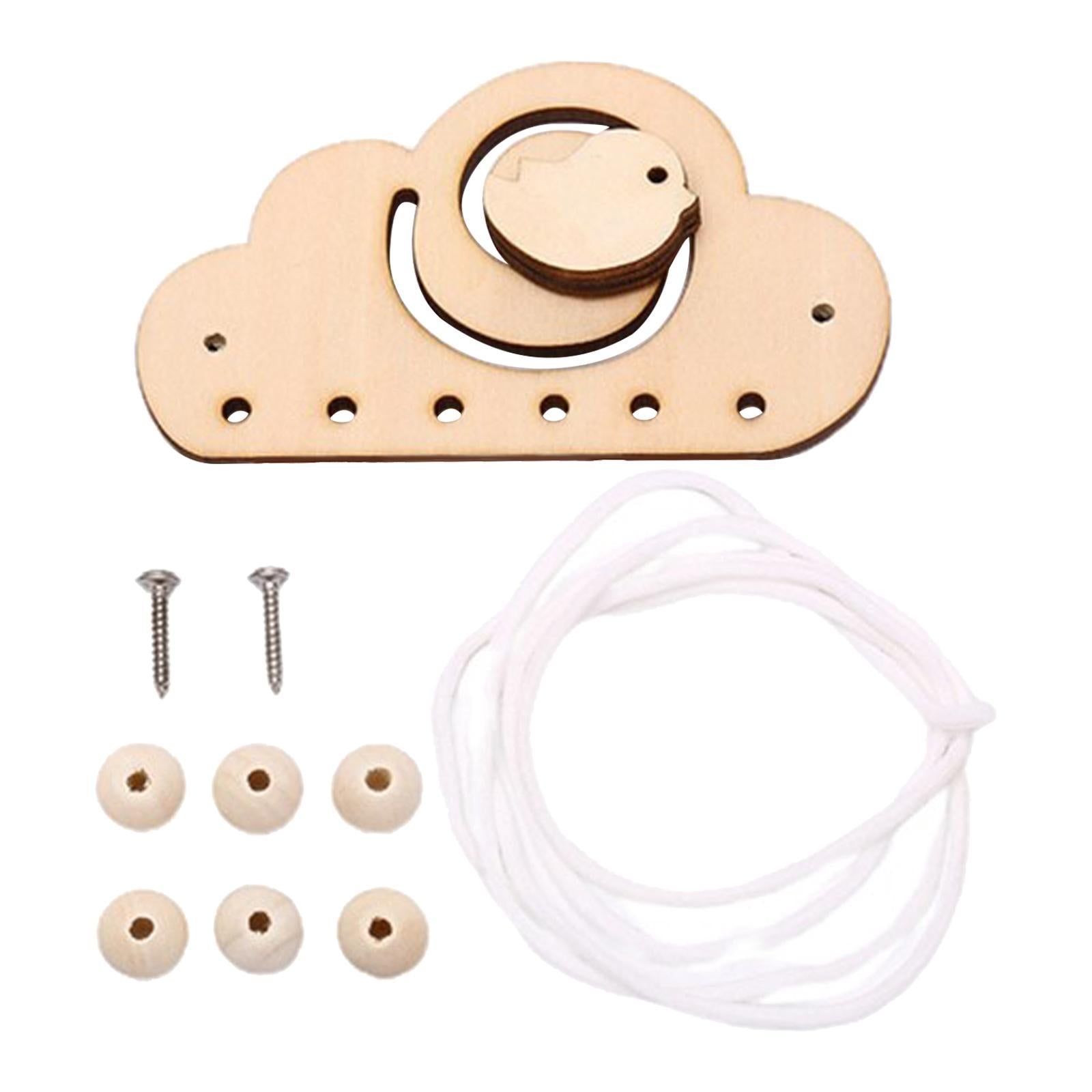 Sensory Board Toy Puzzles Smooth DIY Accessories Developmental Toys Gifts Wooden