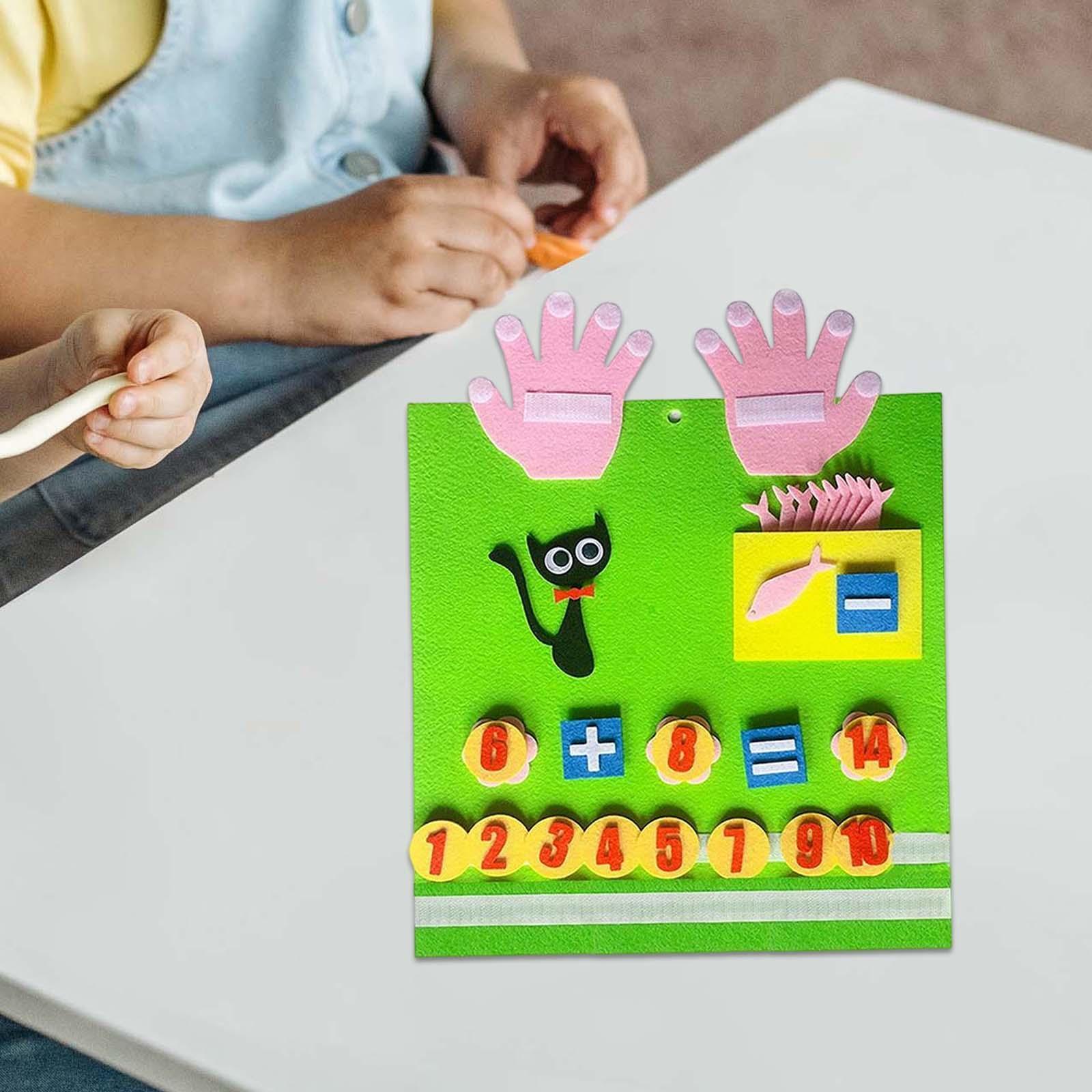 Board Finger Numbers Counting Toy Montessori Toys for