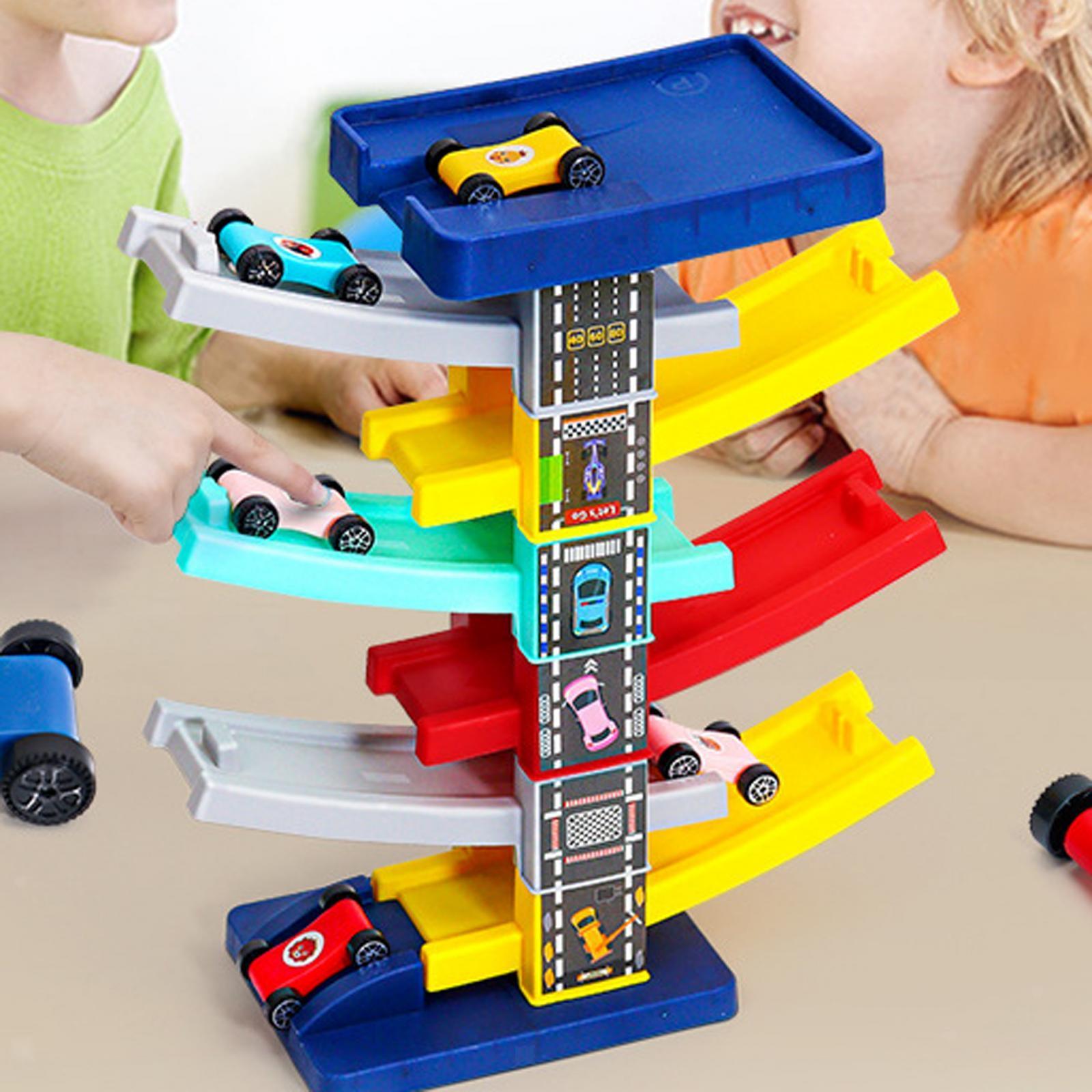 Car Ramp RacerToy Vehicle SetRace VehicleSlide TrackMotor SkillsMontessoriToys