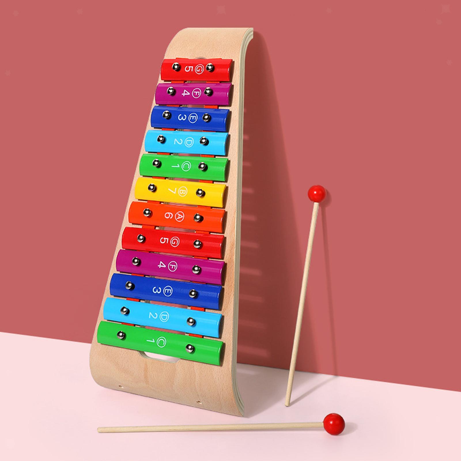 Kids Wooden Xylophone Baby Musical Instrument Educational Music Toys Toddlers